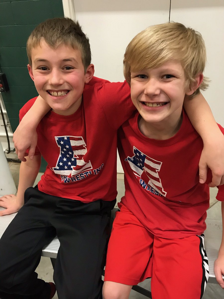 Super proud of these two boys today!  Wrestled some very tough competition at AAU state today.  Always giving it there all.  #BOND <a href="/Aurora_Wrestle/">Aurora Boys Wrestling</a>