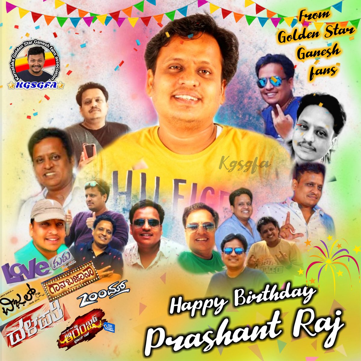 Kgsgfa's tweet photo. "ಕರ್ನಾಟಕ ಗೋಲ್ಡನ್ ಸ್ಟಾರ್ ಗಣೇಶ್ ಫ್ಯಾನ್ಸ್ ಅಸೋಸಿಯೇಷನ್" ತಂಡದಿಂದ ಕನ್ನಡ ಚಿತ್ರರಂಗದ ಸ್ಟೈಲಿಸ್ ನಿರ್ದೇಶಕರಾದ "ಪ್ರಶಾಂತ್ ರಾಜ್" ಅವರಿಗೆ ಹುಟ್ಟು ಹಬ್ಬದ ಶುಭಾಶಯಗಳು.
#HappyBirthday @iamprashantraj 🎊
@Official_Ganesh
#Kgsgfa #CommenDP
#HappyBirthdayPrashantRaj
#FromGoldenStarGaneshFans #Zoom #Zooಮ್ https://t.co/JqSMyzgiLH