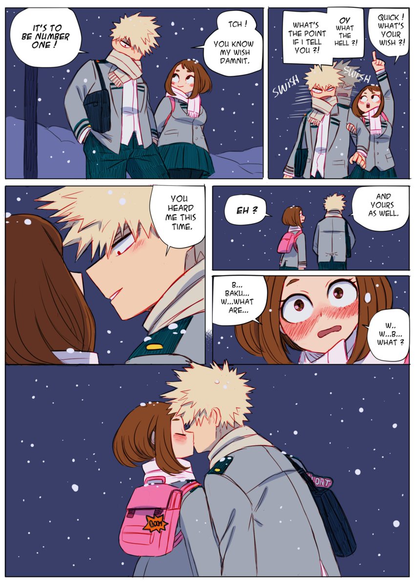 Superevey1's tweet photo. Wasn't in my plans but i did a color version ! #Kacchako https://t.co/RF9rzKztom