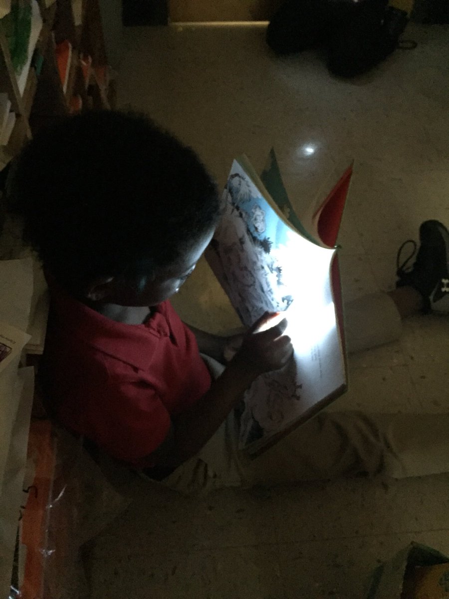 MurdaughM's tweet photo. Celebrating Dr. Seuss week with flashlight reading #ReadAcrossAmerica #NCSSbetheBEST @jrtzfanclub @MsRBattle @mresnewton @RonEdwardsWorld @vwhite001 https://t.co/9pOgVdm5I1