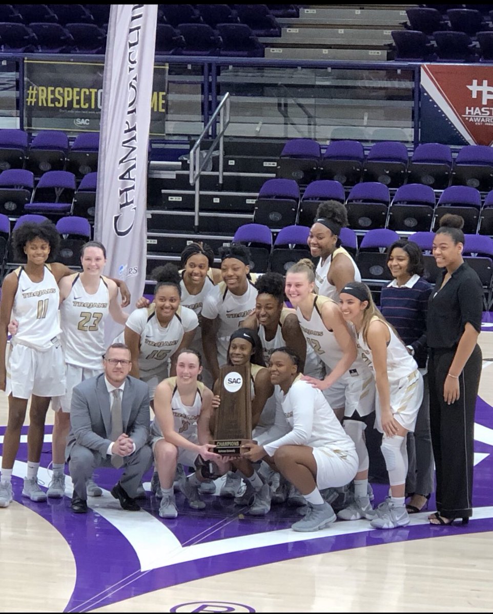 Picked up that regular season hardware today! <a href="/AUTrojansWBB/">Anderson Women’s Basketball</a>