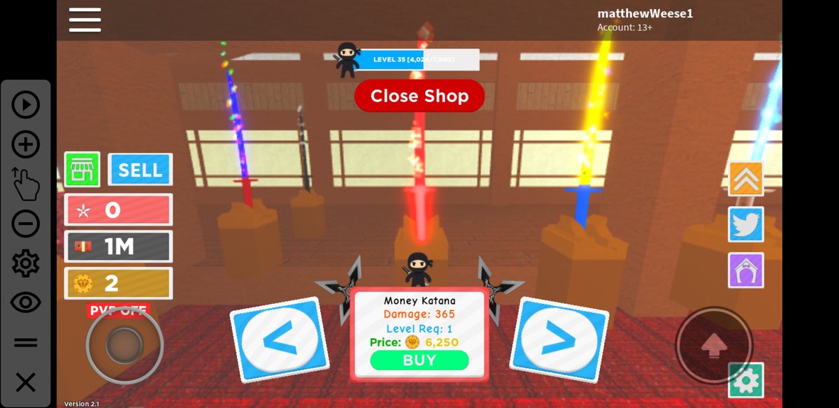 Developer On Twitter The Third Code Is Meant To Say Update3exp I Apologize Lol - roblox ninja masters codes 2019