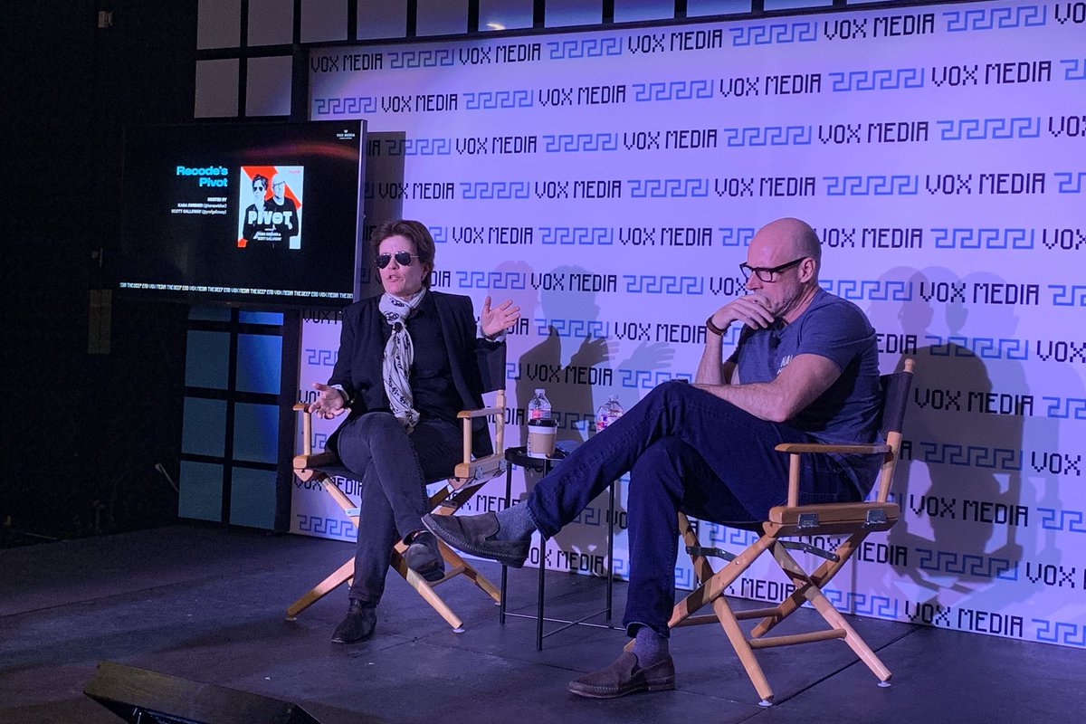 Recode On Twitter Happening Now Pivot Live Taping With