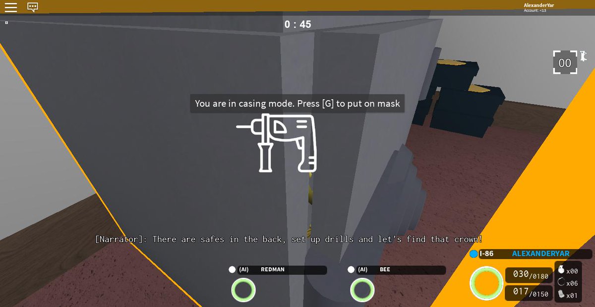 Evan Pickett On Twitter Notoriety Update 1 6 5 Is Out With Major - shop heist the there are two vaults you can slightly see through the corners and thats an issue so now you know wherer the crown is