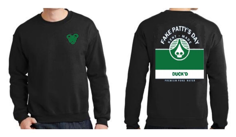 If anyone wants one of these for fake patty’s hmu, $15 crew necks $1 koozies