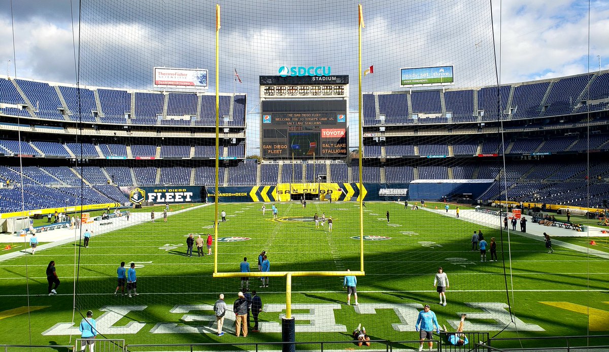 TheJasonMobbs's tweet image. Let&apos;s go @AAFFleet Fans. #GameDay Show up. Get LOUD. @TheAAF @EVT_News #sdfleet