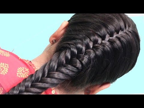 Most Popular and Beautiful Side Braid Hairstyles | Hairstyles For Thin Hair  | Bridal Hair Hacks - YouTube