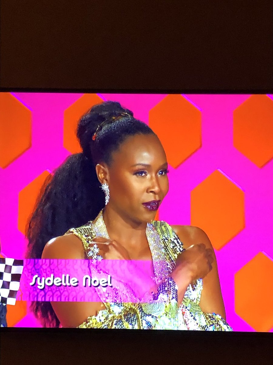 NickCorporon's tweet photo. Liiiiiived for miss @sydelle_noel on #DragRace the other night. Looked beautiful and was an accurate and fierce judge. Love that she gave Mercedes a pep talk. Please bring fearless ass her back.  #Slay https://t.co/CdtlCitrar