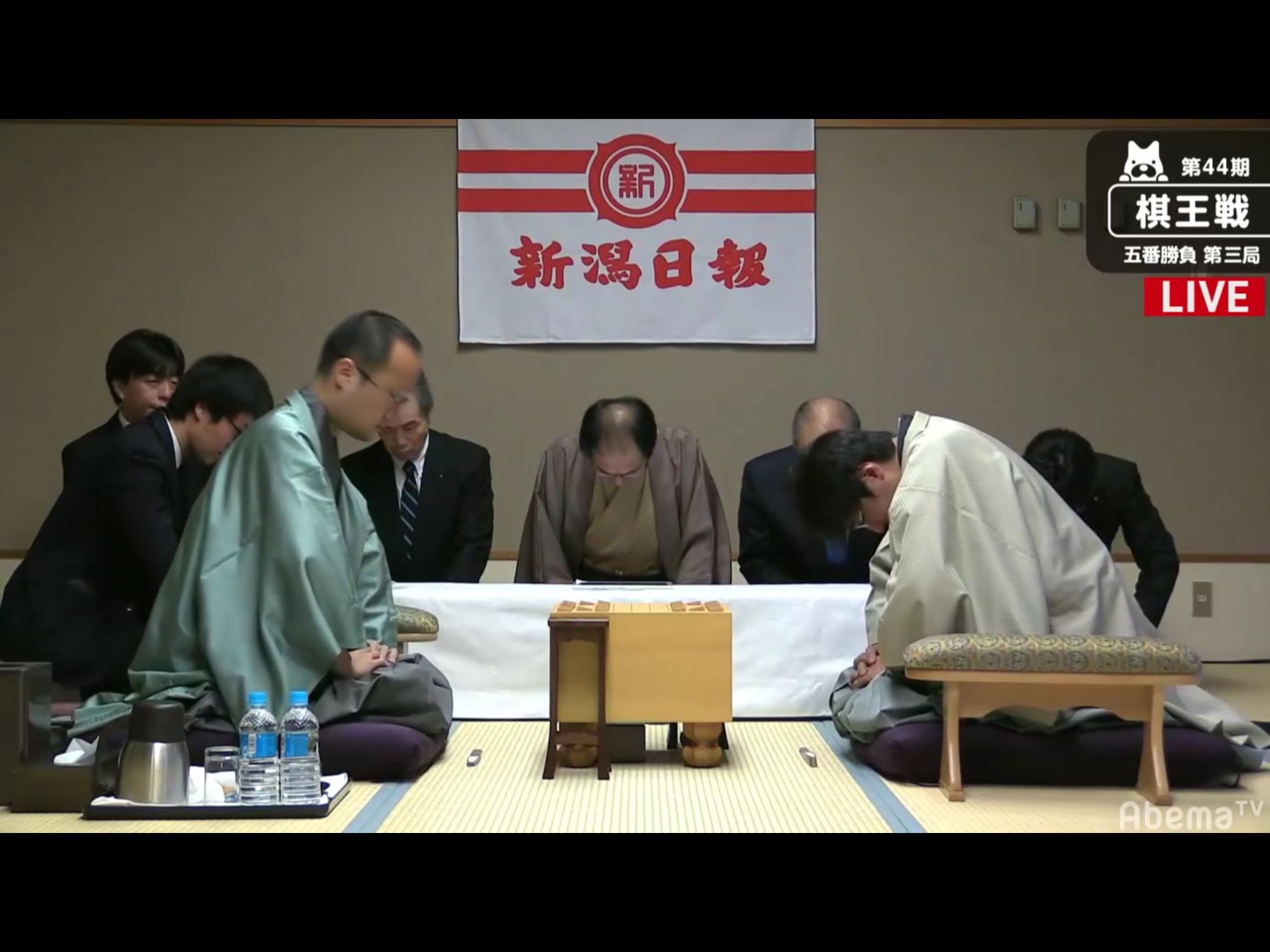 ▲広瀬章人竜王 vs △渡辺明棋王