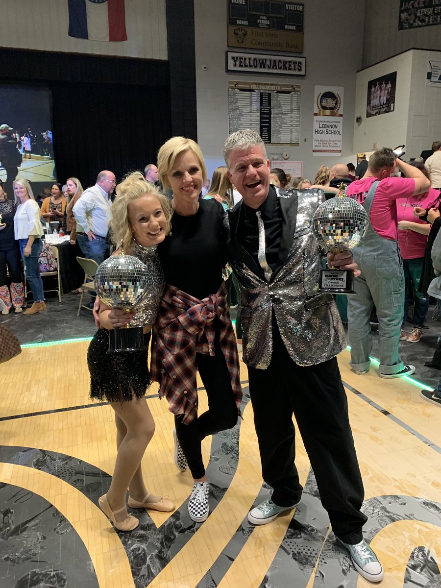 Your 2019 LHS Dancing with the Stars mirror ball champions - Karley Rumfelt and Randy Sproat! Congratulations!
