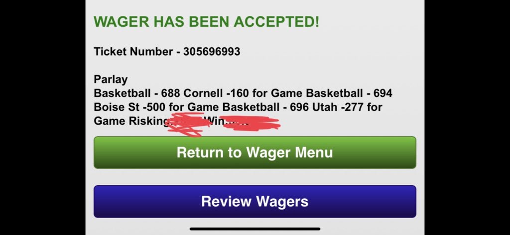 G6Picks's tweet image. Another ticket cashed ! 💰🤑

3-team parlay at +165

- Cornell ML
- Utah ML
- Boise St ML
- All won by 10+

#SportsBetting #MarchMadness #NCAABasketball #CollegeHoops