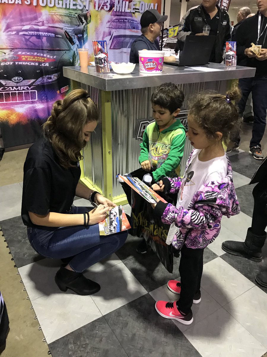 An exciting &amp; fun filled afternoon spent at the <a href="/PtboSpeedway/">PeterboroughSpeedway</a> booth at <a href="/MotoramaShow/">Toronto Motorama Show</a>! 🏎 Thank you to all fans &amp; supporters for coming on out! 🏁 Thank you to Peterborough staff for having us! 

Now countdown to opening night <a href="/PtboSpeedway/">PeterboroughSpeedway</a> ~ Saturday May 18th 😎