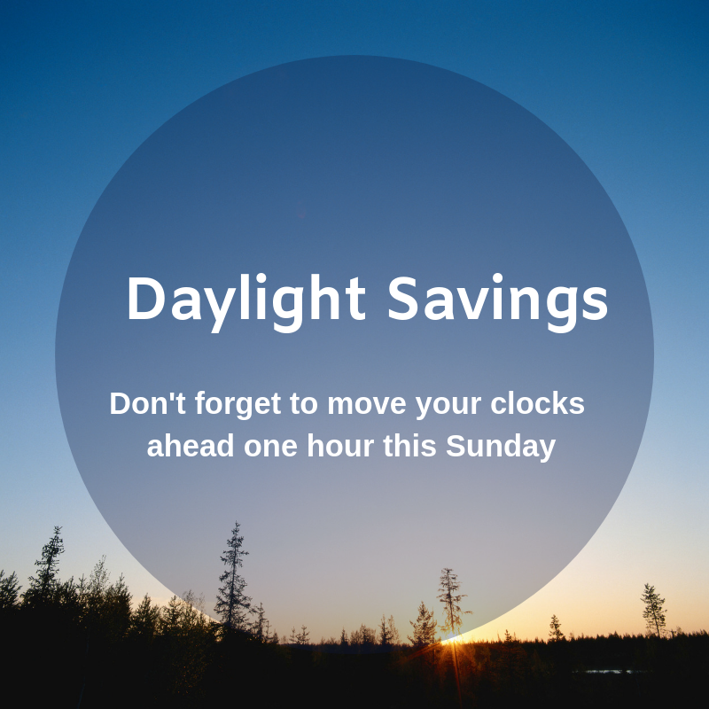 keyserbenefits's tweet photo. Welcome, Spring! 
Daylight Savings is tomorrow -- don't forget to move your clocks ahead one hour!
#daylightsavings #springahead #springforward https://t.co/jgCx4iJzJ5