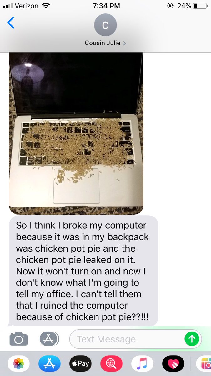 ChalupaBatmanST's tweet photo. Which part of @juliekos18 ‘s text is most concerning?? https://t.co/4L3a2lfTSi