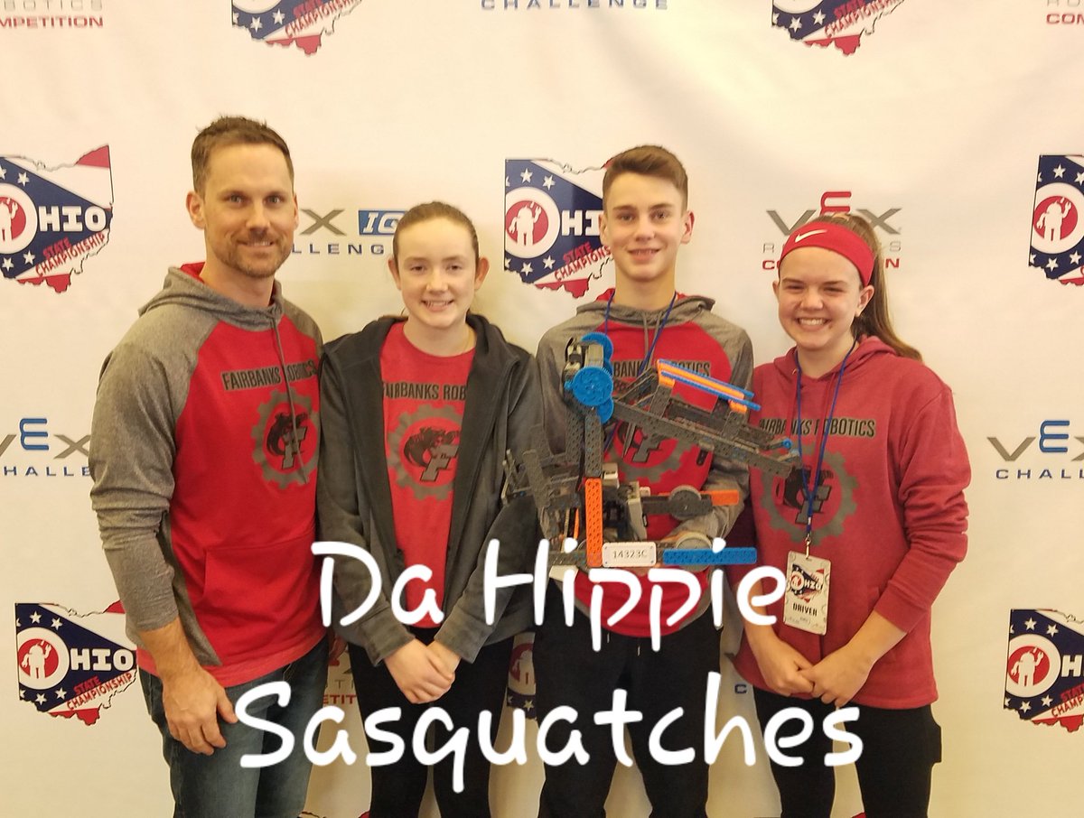 FLS_Robotics's tweet photo. Way to go Panther Bots at the State Meet. Da Hippie Sasquatches, N Cubed &amp; Spirotechnixs placed in the top 20 for skills competition🤖 @amg120200 @FMSPanthers1 @FairbanksLearns @VEXRobotics https://t.co/xFrmNw9gHl