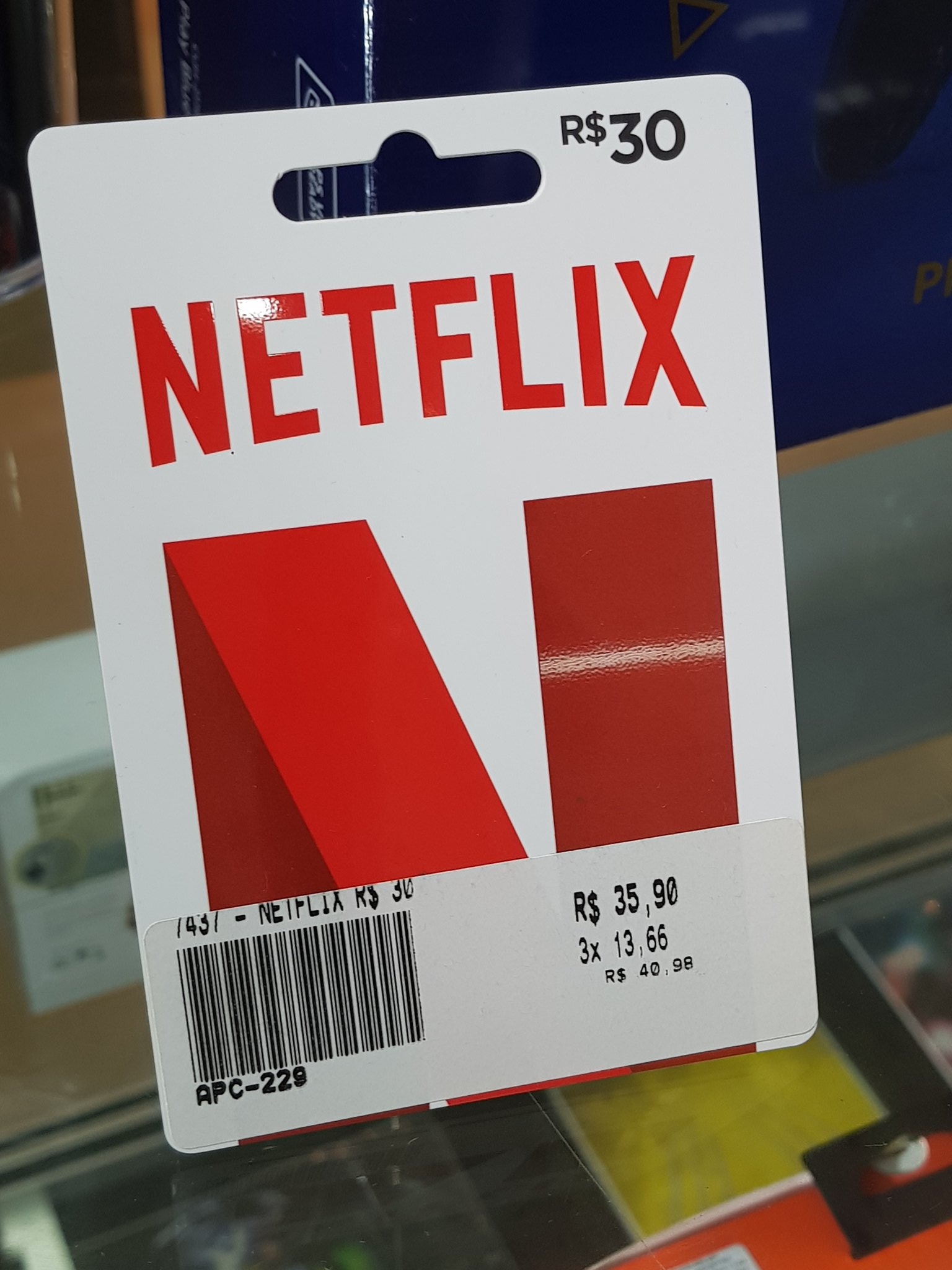 Fiaspo on X: Promoção, compre esse cartão da Netflix de 30 reais