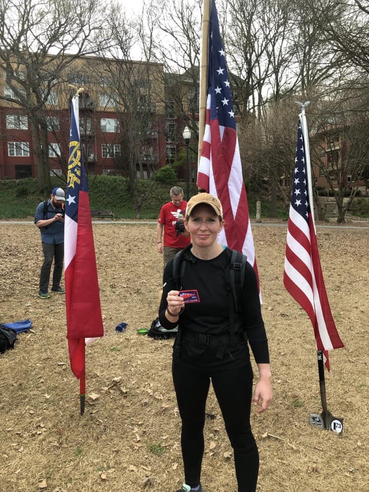 xraijx's tweet image. I can’t begin to tell you how fucking amazing my wife is.. today she finished a #GORUCK #starcourse 
Rucking 58 miles in and around Atlanta over the course of 17 hours and 40 minutes...
