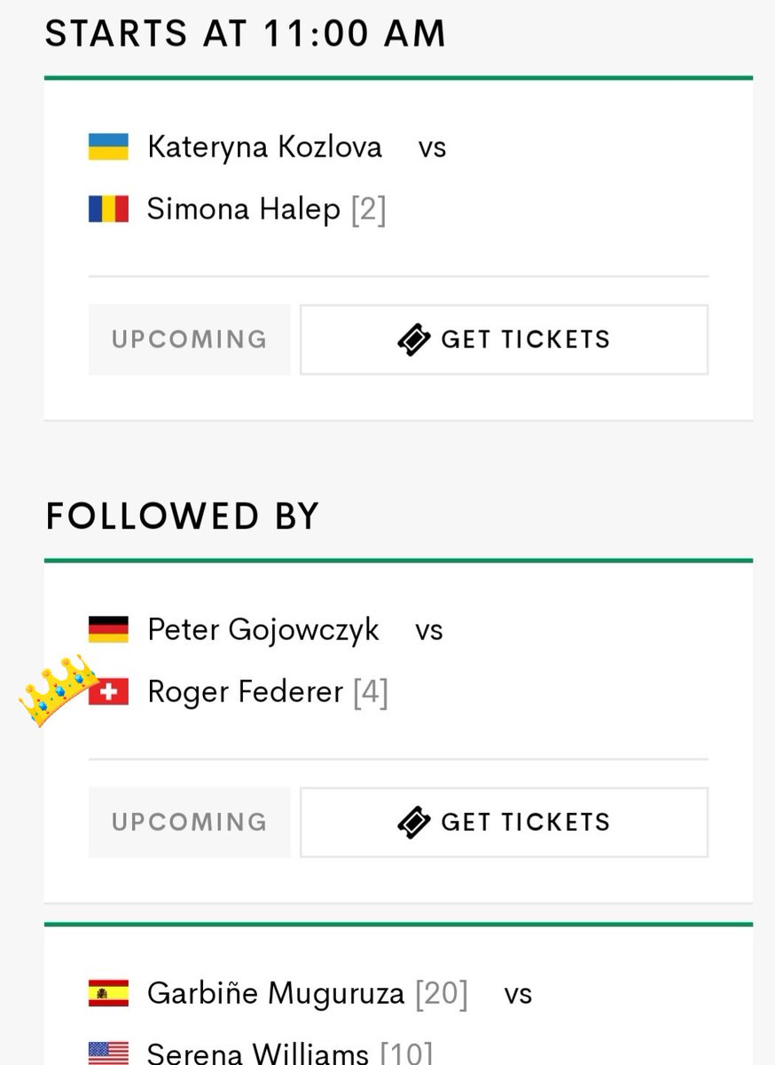 TitanRFederer's tweet photo. Roger Federer vs Peter Gojowczyk
☀️ 2nd Daytime match of the day (est. not before 1pm local time)
Should be better conditions for Roger 👏🏾👏🏾
#LetsGoRogerLetsGo 💪🏽👊🏾 https://t.co/XIyOSqkPFC