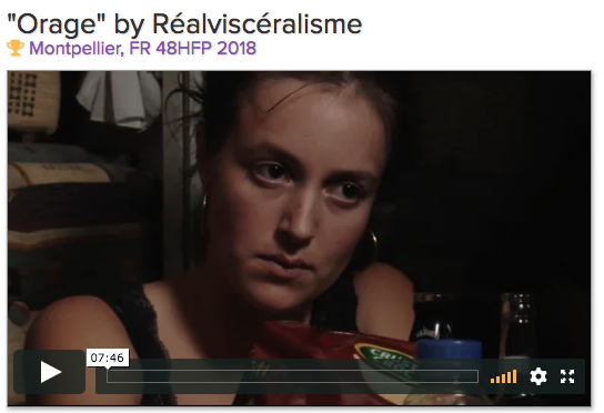 Honorable Mention for Best Song "Orage" by Réalviscéralisme - Montpellier