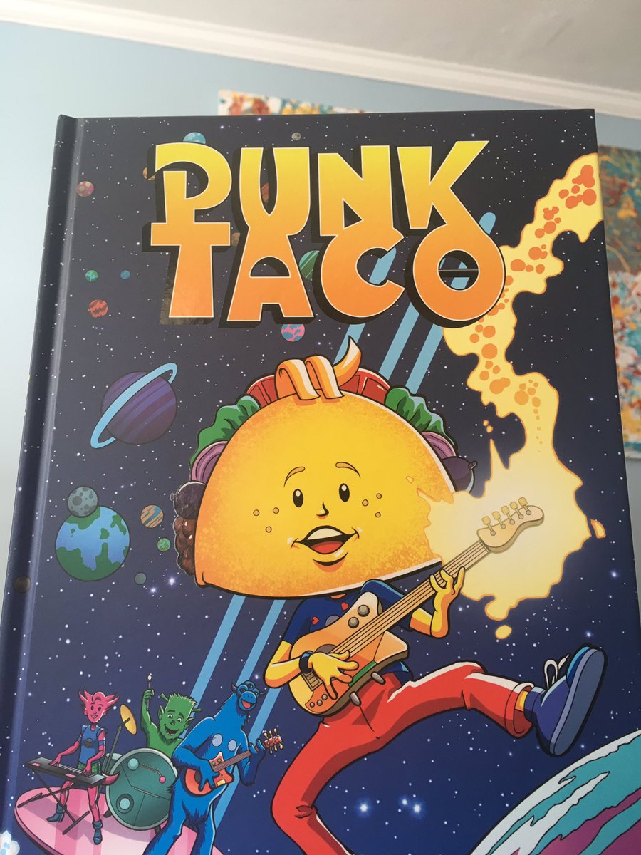 If you are a #blogger #podcaster #journalist #critic that enjoys & reviews #allages #youngadult #graphicnovels & #comicbooks & would like to review my new book #PUNKTACO dm me. #kids #moms #dads #librarians #parents #library #school #reading #graphicnovelsforkids #tacos