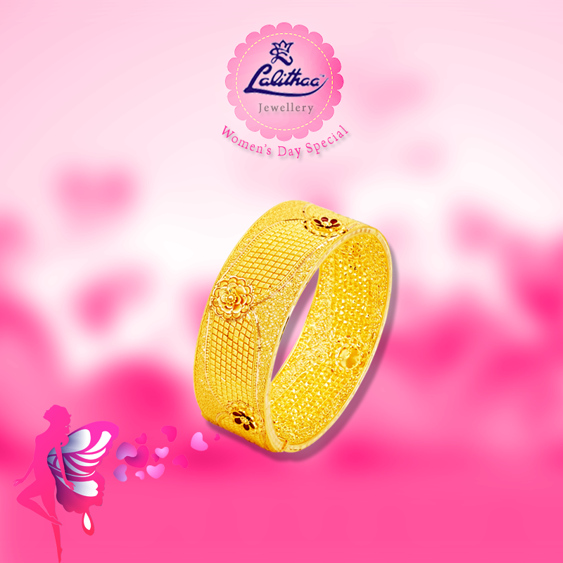 Lalithaa Jewellery wishes HAPPY WOMEN'S DAY!!!! 
Specially Designed for the most trusted relation of yours either Mother, Sister, Wife, Daughter or Friend. #WomensDayCollection #HappyWomensDay #WomensDay #LalithaaJewellery