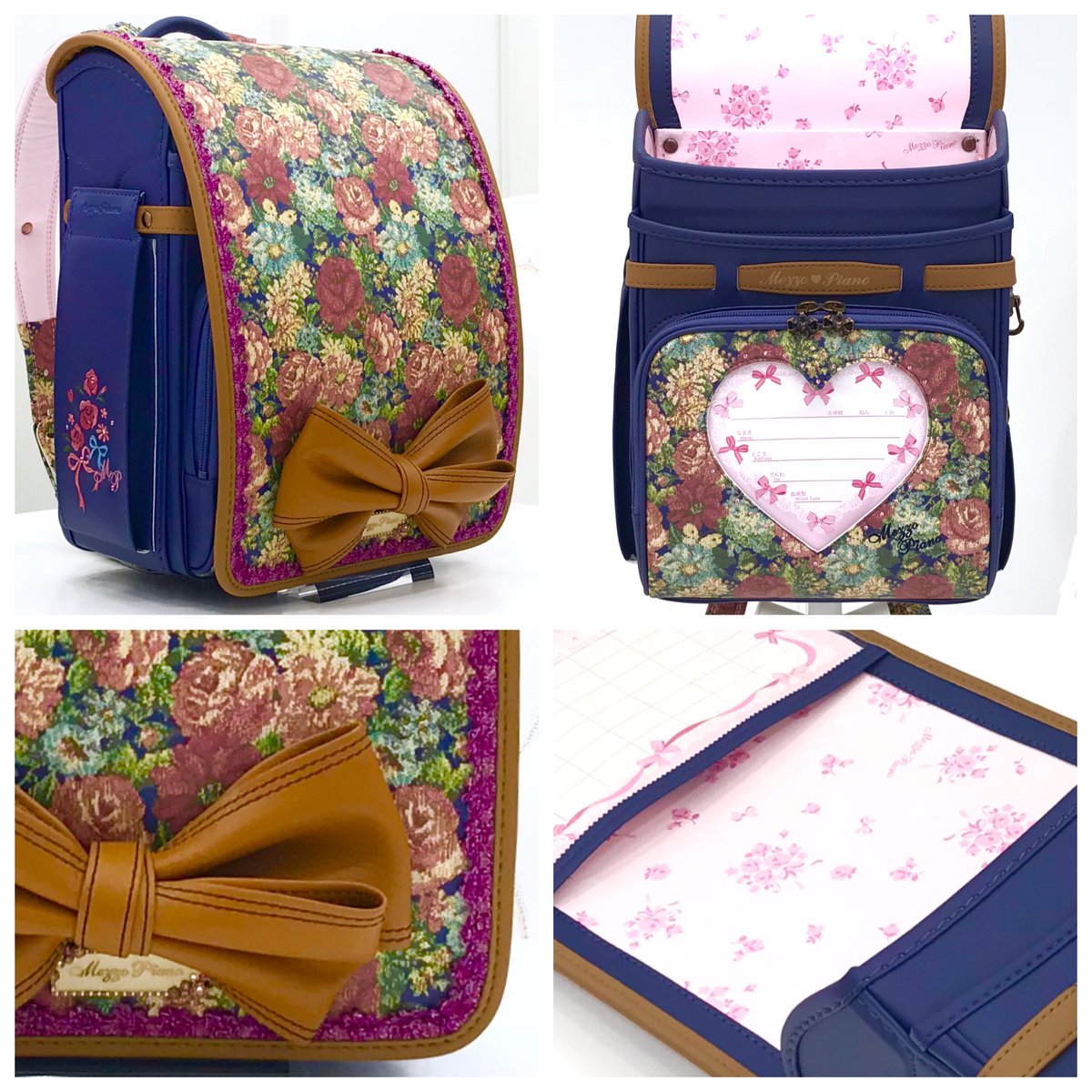 L Atelier Du Cartable ランドセル専門店 En Twitter Mezzo Piano ヴィクトリアローズノヴェル 全1色 刺繍にも見えるし 絵画にも見える こちらのかぶせ一面のお花は プリントで模様を付けています ラトリエデュカルターブル メゾピアノ ブランド メーカー