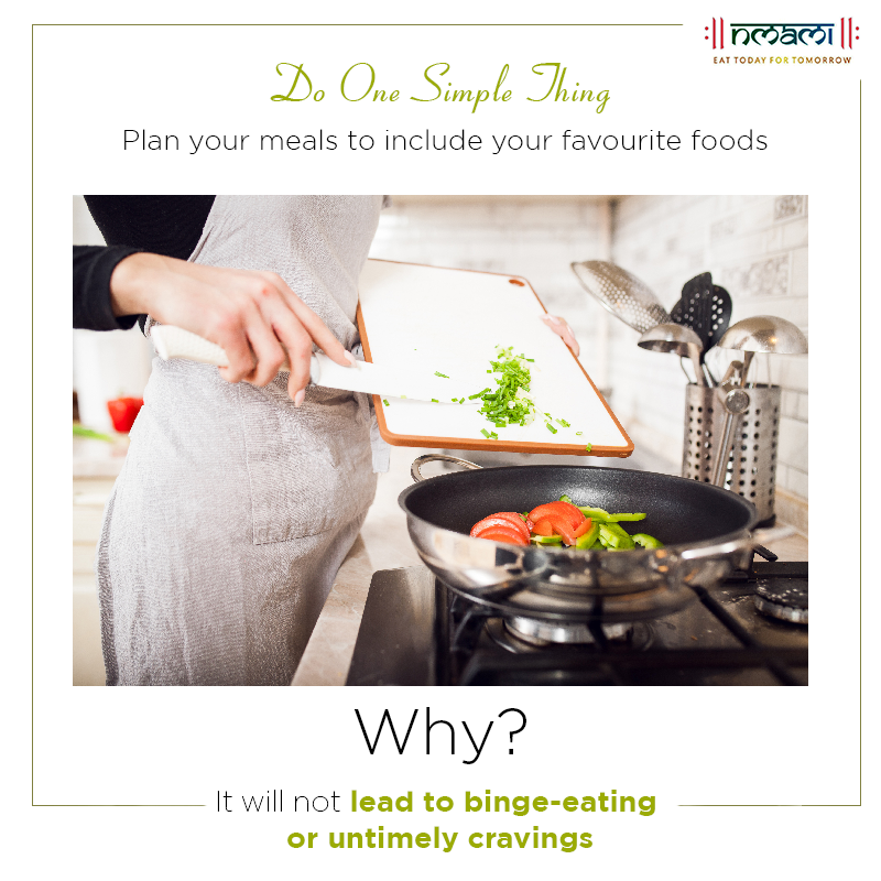 NmamiAgarwal's tweet image. Or else your tastebuds will get the better of you!
#DoOneSimpleThing #EatRight #EatTodayForTomorrow #NmamiLife