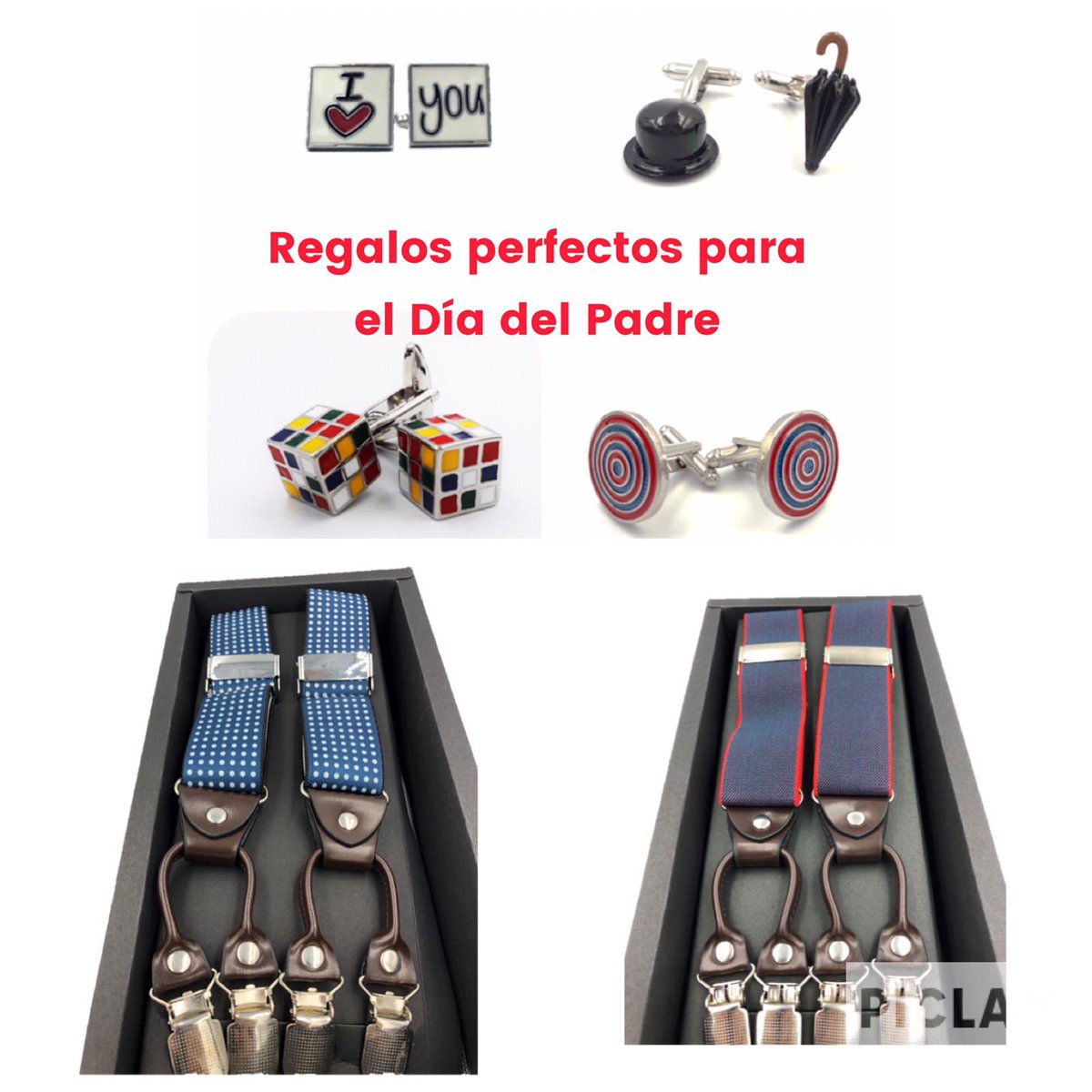 Kalai_es's tweet photo. ❤Porque se lo merece....descubre nuestras propuestas para el día del padre👨‍💼😍😮.
🎁Gemelos y tirantes elegantes que le encantarán 💳 Desde 11.95 eur
📦48/72h
#madeforshine #kalai_es #diadelpadre #regalo #gemelos #tirantes #men #FelizDomingo #felizfinde #papa https://t.co/0tJpDFqGNg