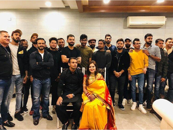 bumrahthegoat's tweet image. Happy married life @sidkaul22 
#aboutlastnight 
#findmine 
#jaspritbumrah 
#bumrahthegoat 
#IPL2019 
#WorldCup 
#BCCI