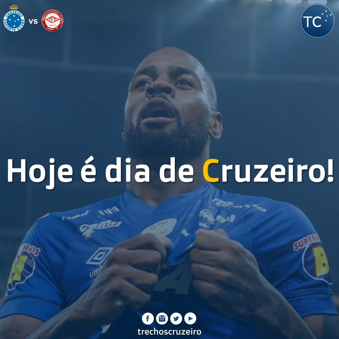 TrechosCruzeiro's tweet photo. Salve, nação azul! Hoje é dia de Cruzeiro! Buscando voltar a vencer no Estadual, o time celeste enfrenta o Tombense, às 16h, no Mineirão. Está confiante no triunfo da Raposa? Curte aí! https://t.co/Q9i4CoqT4u