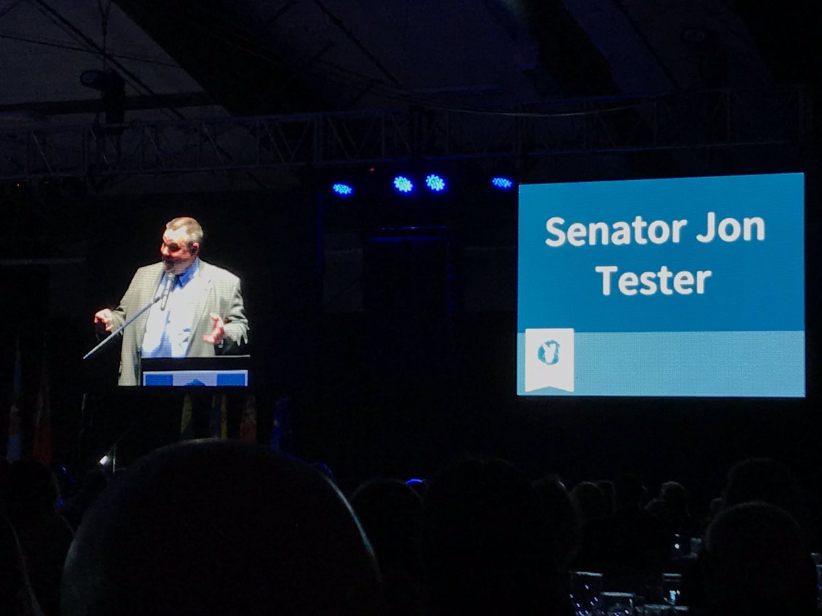 ryanpcooney's tweet photo. Always good hearing from @SenatorTester.  Hey @realDonaldTrump @DonaldJTrumpJr @GregForMontana @MattForMontana remember when you tried so hard to beat him haha lol good times 🙄😂🇺🇸#MansfieldMetcalf #MTdemocrats https://t.co/jbwKT5uWhi