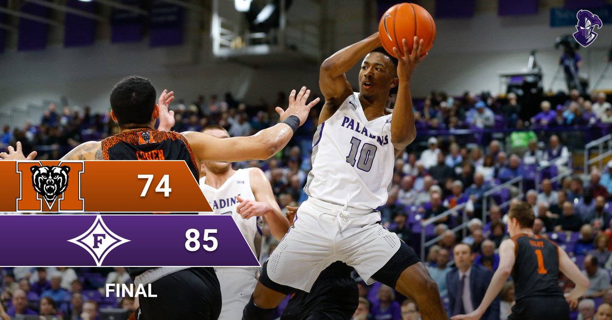 FurmanMBB's tweet photo. #DINSWIN
#Furman advances to face No. 2 seed UNCG tomorrow at 6:30 p.m. https://t.co/KeyFzJSPII