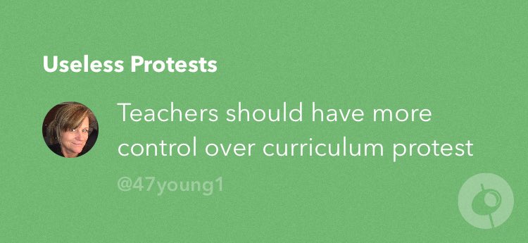 SJailed's tweet photo. Useless Protests
@47young1 / topic by @burkecomedy #pitchjokes https://t.co/zFje35k1qf