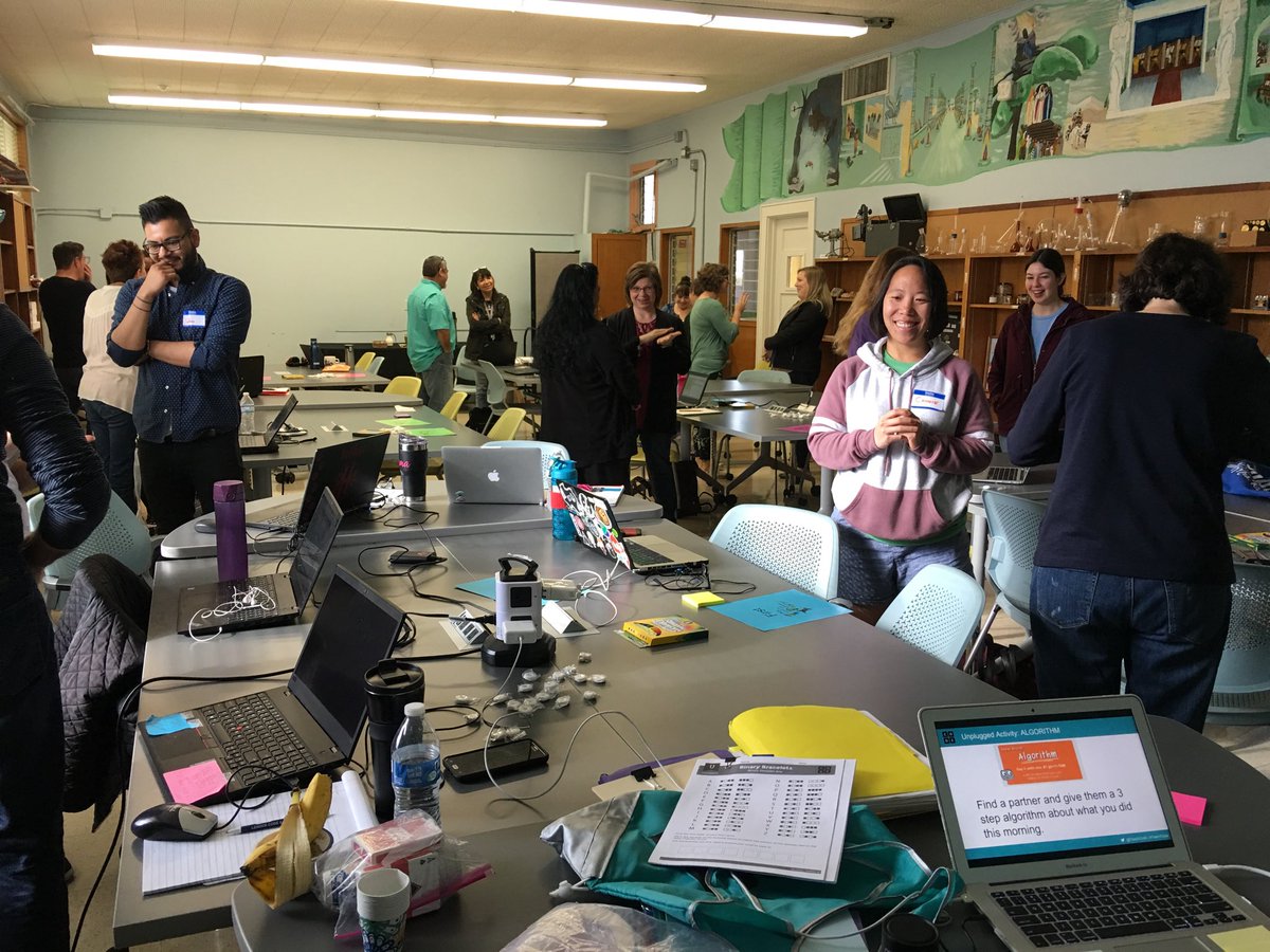 vkajones's tweet photo. Another awesome group of educators learning about computer science on a beautiful Saturday! @TeachCode #csforall #aisdcoders https://t.co/srsyWaiHOb