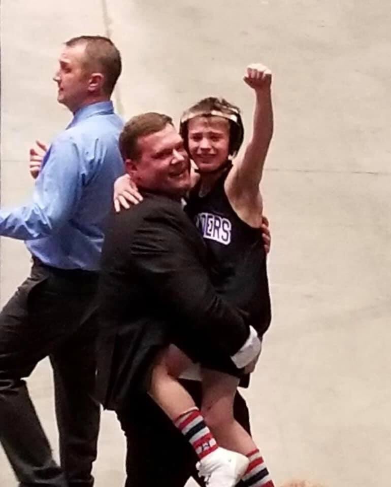 RockLuWR16's tweet photo. IESA STATE CHAMPION!!!!! https://t.co/hd8eOA2F9e