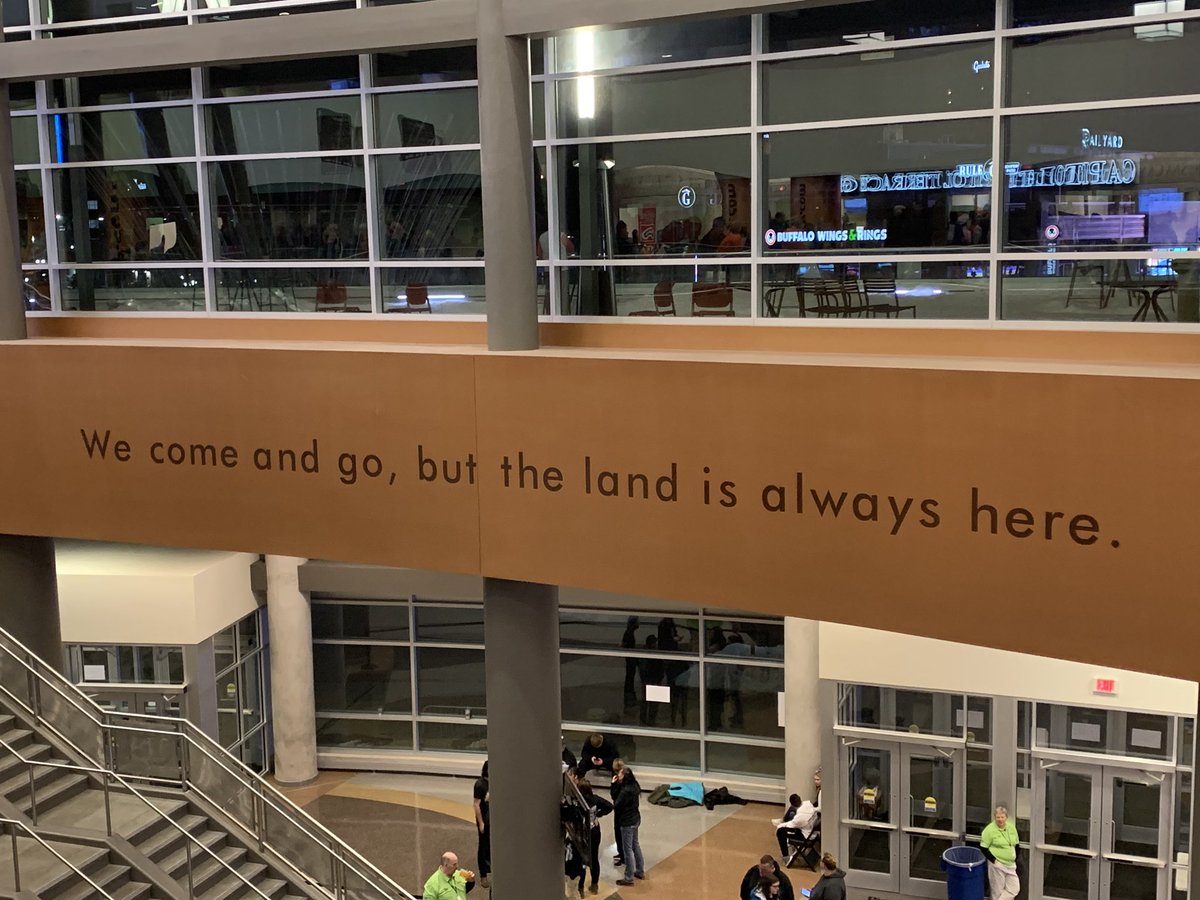 bmowinkel's tweet photo. One of the best and most overlooked parts of #PBAmagic, the quote in the foyer from Nebraska’s own Willa Cather. “...we come and go, but the land is always here. And the people who love it and understand it are the people who own it-for a little while."—Oh! Pioneers https://t.co/FfJwgS7pMi