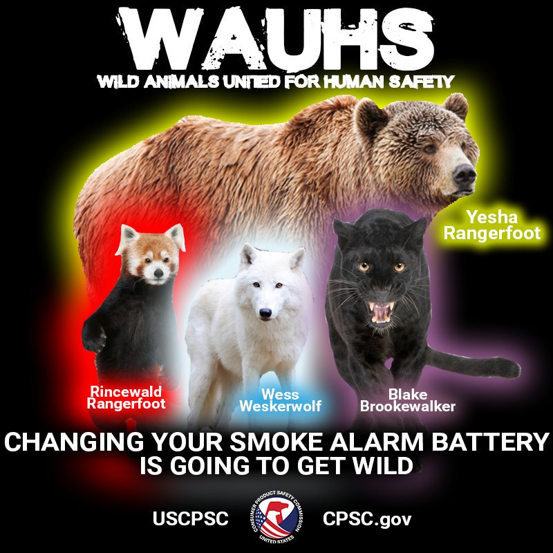 Change your smoke alarm batteries this weekend #DaylightSavingTime
