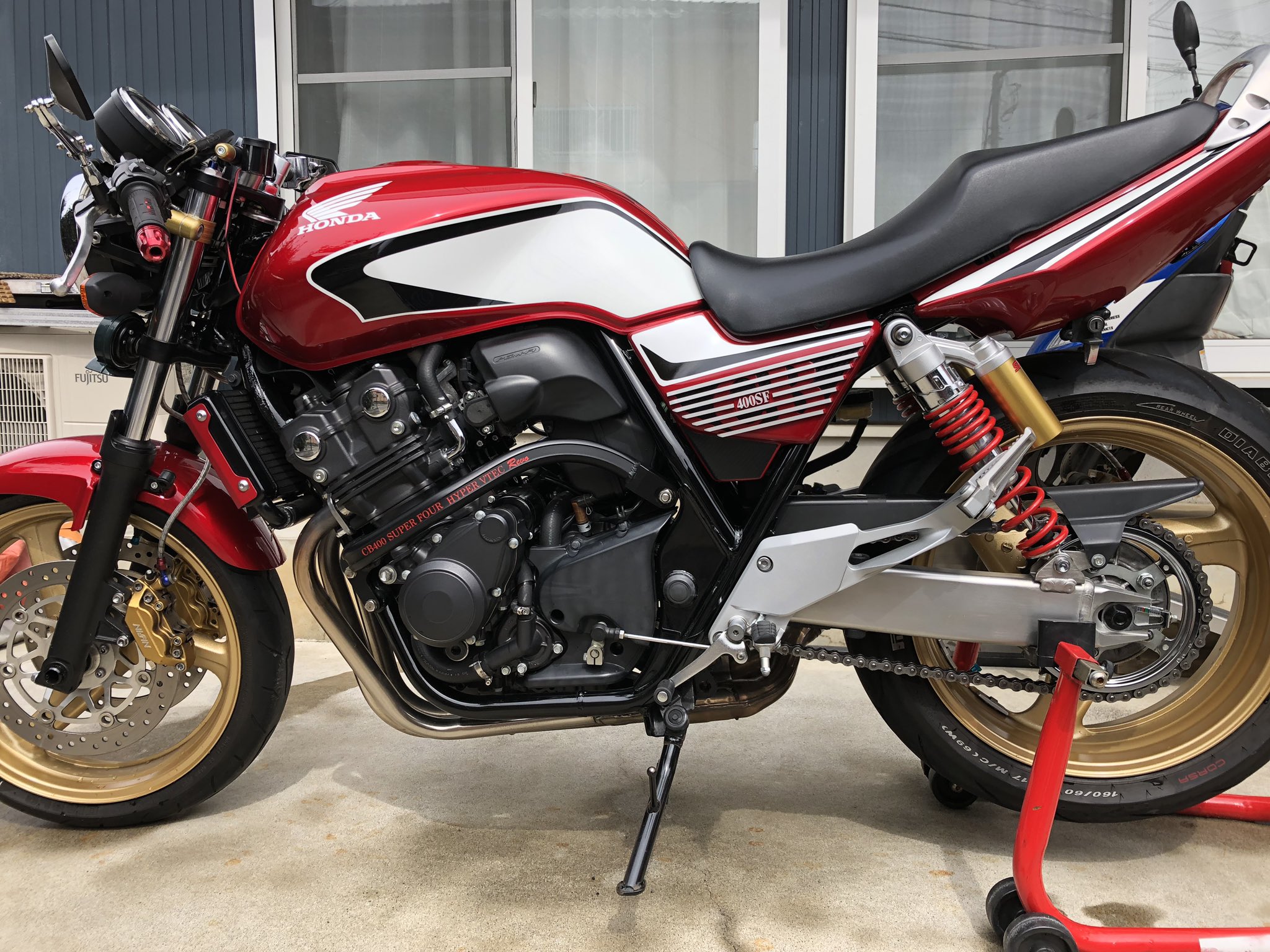 【希少レア】CB400SF NC39 BEET アルフィンカバー CBXカラー