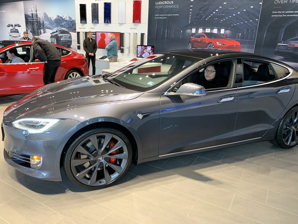 El_Schlad's tweet photo. Dear @elonmusk, just wanted to let you know my wife and I have been pinching pennies and budgeting where we can for the past two years for an S or X.  They are amazing and after visiting the dealership for the first time, we are convinced we made the right decision.  #p100d https://t.co/4Kwxllp0cE