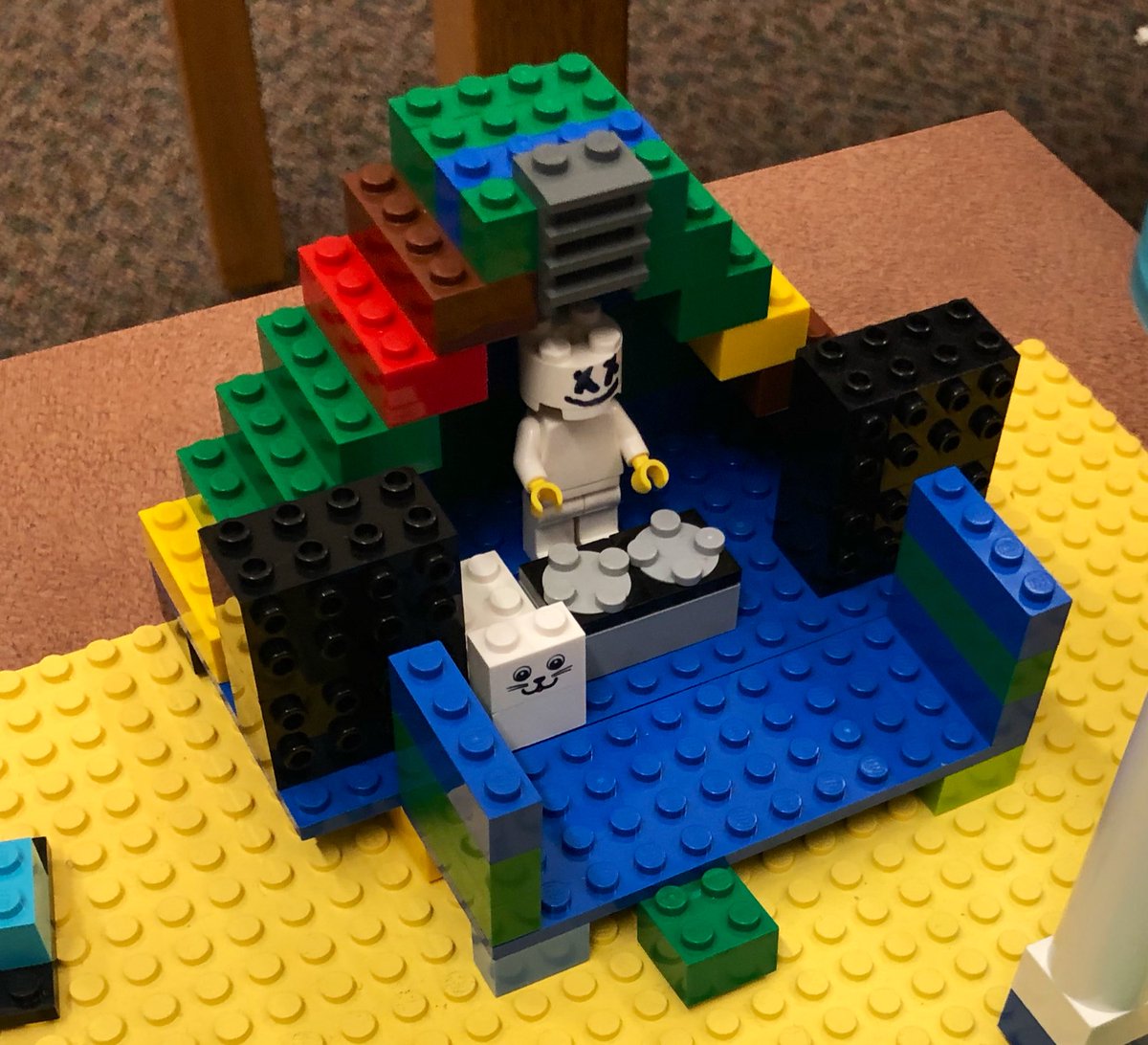 So proud of these First LEGO League Jr. students’ hard work over the past months and their performance today! 

They were tasked with building all of the essential elements for life on the moon, but they focused much of their attention on a moon stage for <a href="/marshmellomusic/">marshmellomusic</a> 😂👏
