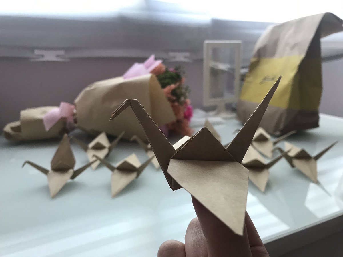 LynnLow_'s tweet photo. Paper cranes https://t.co/QNUsuizQF6