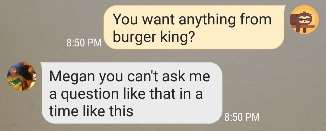 meganleepeck's tweet photo. I totally forgot my sister was fasting today. Kira, I'm so sorry 😅😅 https://t.co/gkodNrVTV5