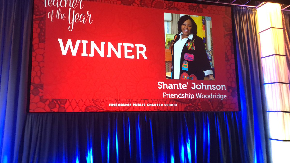 FPCS_Woodridge's tweet photo. Congratulations to Ms. Shante Johnson, one of our phenomenal PreK-4 teachers. She was named the @friendshippcs Teacher of the Year today!!!!! 🎉🎉🎉🎉. She is truly deserving of this honor and we are immensely proud of her!
#TeacherOfThYear #woodridgeeaglessoar💙💛💙🦅 https://t.co/invW04f2B0
