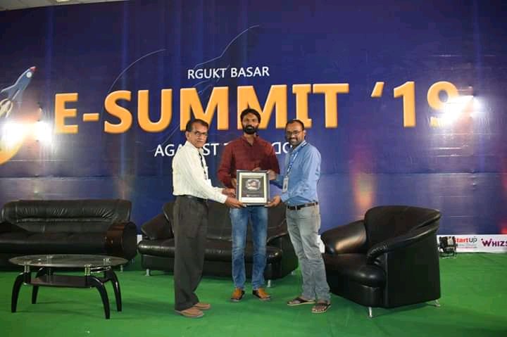 BasarEcell's tweet photo. Dhanyawad Mahesh garu for your presence here.
#E_Summit19
#AgainstTheOdds
#BasarEcell
#StartupRGUKT https://t.co/1dS7Z0jLln
