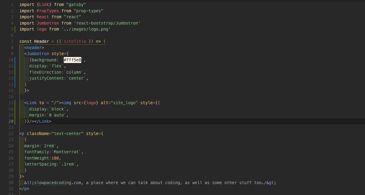 slowpacedcoding's tweet photo. When you have to use `margin: 0 auto` + `justify-content: center` both to center an image in @gatsbyjs #100DaysOfCode #freeCodeCamp #webdevelopment #slowpacedcoding https://t.co/CehuCEqd9P https://t.co/ffuBYsf1F4
