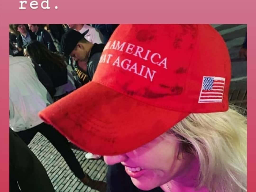 BarbieforTrump's tweet photo. A Group of GIRLS wearing MAGA hats were attacked during their girls night out in Texas ... @realdonaldtrump something needs to be done here on A HUGE SCALE! https://t.co/vEUlEoJoJP