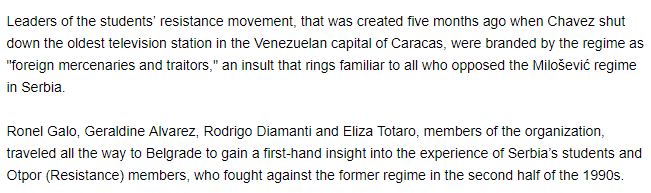 What pushes me to strongly believe Guaidó was trained, is that the Stratfor email mentions five student leaders, but public reports only list four names. Could they have withheld his name since he was groomed as a future leader?