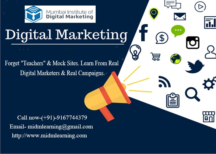 MidmLearning's tweet image. Want to do MBA in India with a specialisation in Digital Marketing?
Then YOU are in the right place.
Call Now- 9167744379
midmlearning.com
Email-midmlearning@gmail.com
#DIGITALMARKETINGCOURSES #DIGITALMARKETINGCOURSESINMUMBAI #MBAINDIGITALMARKETING #DIGITALMARKETINGINMBA