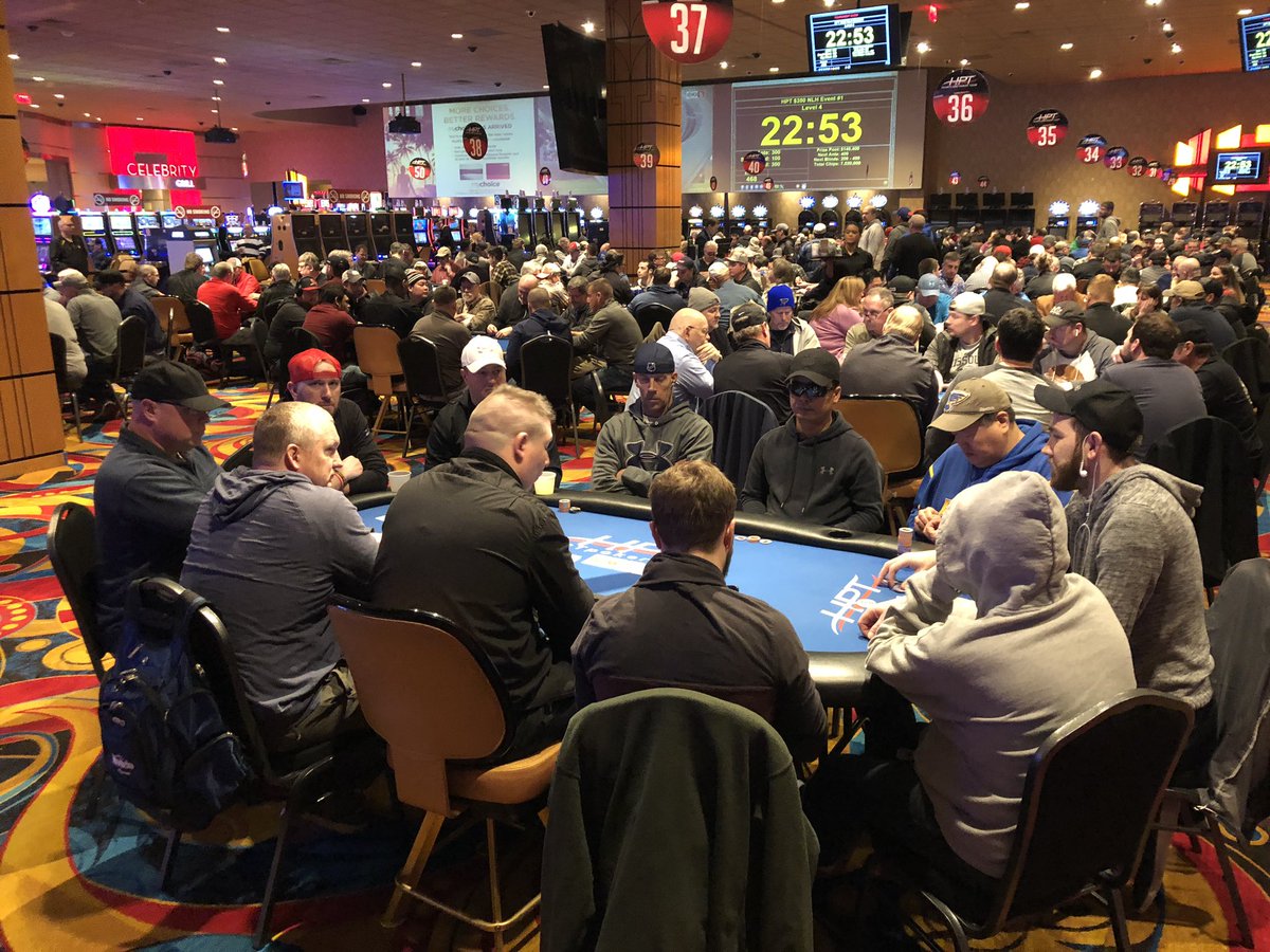 JSmithPoker's tweet photo. A new Missouri tournament record with 1283 players in @HPTPoker Event #1 @StLouisPokerHC.  Day 2 is Sunday at 11am. Chip counts and seating assignments below: https://t.co/H04FKeKnqw