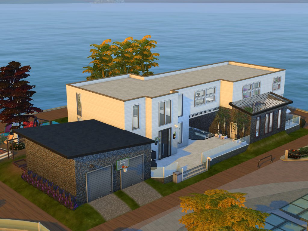 ramboroar's tweet photo. I just hit 100 followers!! Thank you everybody! To celebrate I just uploaded my Modern Family Home to the Gallery! Gallery ID: RAMBOROAR1 #TheSims4 #ShowUsYourBuilds @SimsCreatorsCom @TheSimCommunity https://t.co/F0dJbOOmID